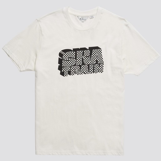 Ben Sherman Ska Train T-Shirt Ivory