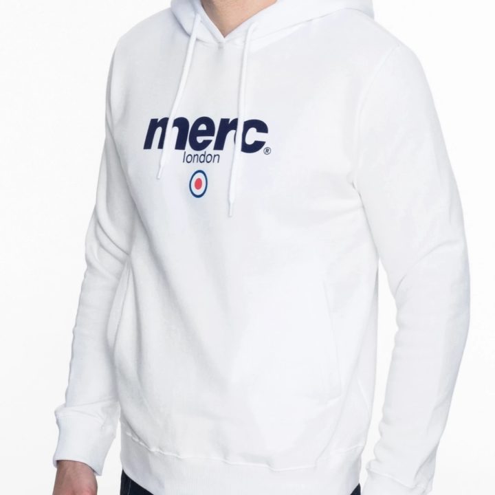 Merc Pill Sweatshirt Hoodie mit Logo in Weiss