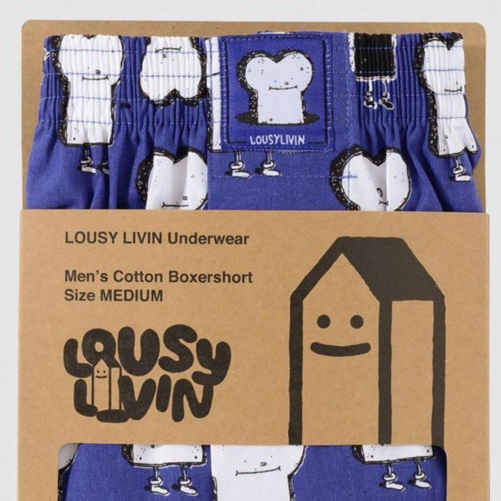 Lousy Livin Toast Royal Blau Boxershorts