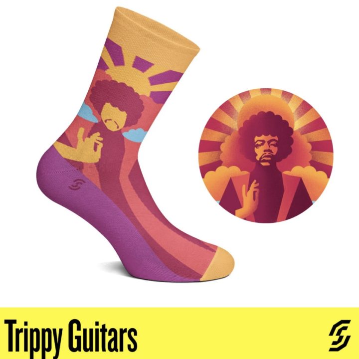 Jimi Hendrix Trippy Guitar