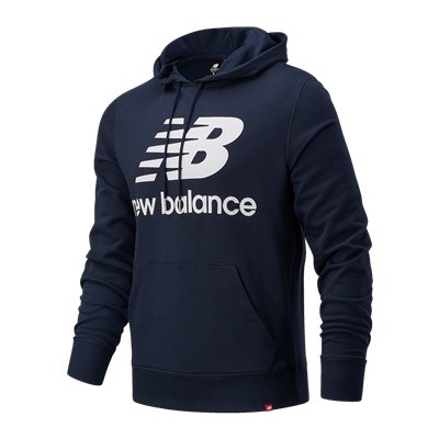 New Balance Hoodie Stacked Logo eclipse