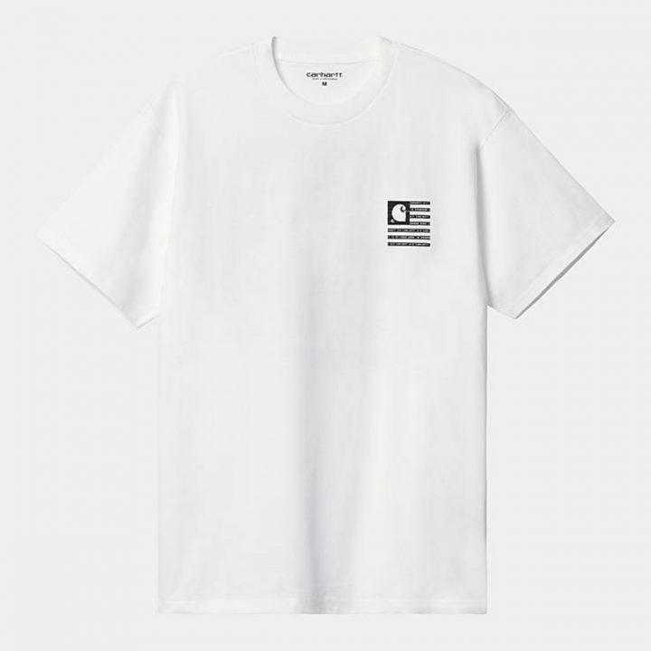 Carhartt WIP Label State Flag White