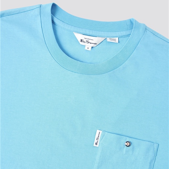 Ben Sherman Pocket T-Shirt Aqua