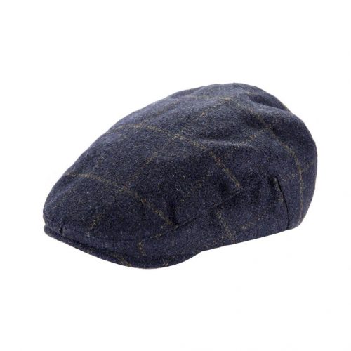 Heritage Traditions Flat Cap Blue Check