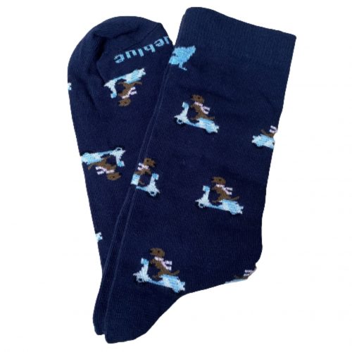 Blue Blue Chihuahua Vespa Socken