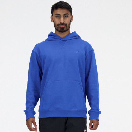 New Balance Athletics French Terry Hoodie Blue Oasis