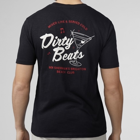 Ben Sherman Brighton Beach Club Dirty Beats T-Shirt